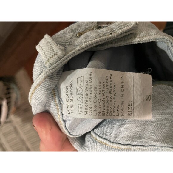 Small  Patchwork Color Block Jeans - Picture 4 of 6